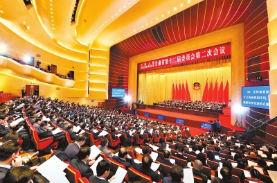 1月25日下午，政协甘肃省十二届二次会议在兰州隆重开幕。□新甘肃·甘肃日报记者高樯